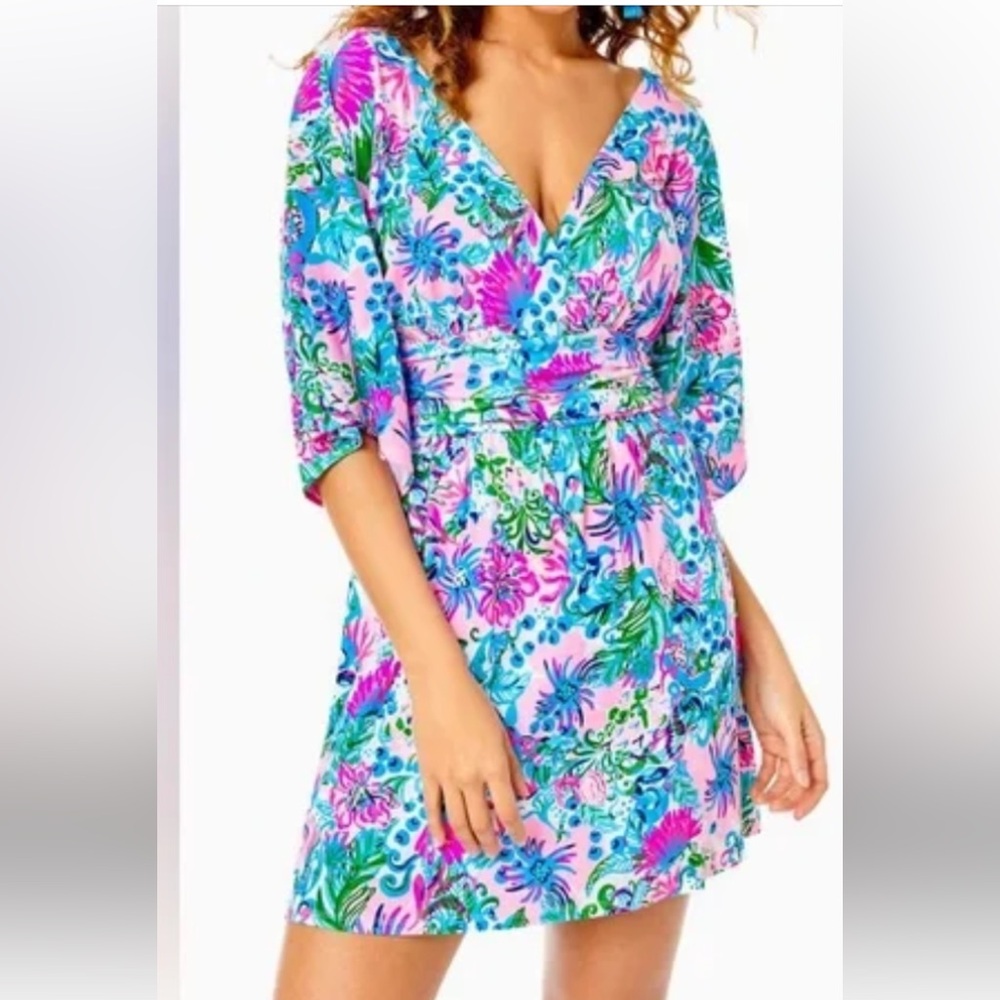 Lilly Pulitzer Parigi Romper in Mandevilla Baby Paradise-Size M